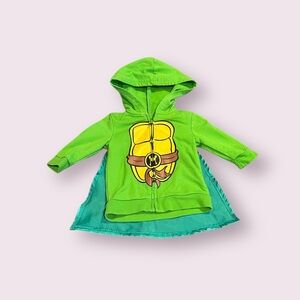 Baby Nickelodeon Teenage Mutant Ninja Turtles Zip Front Hoodie With Cape